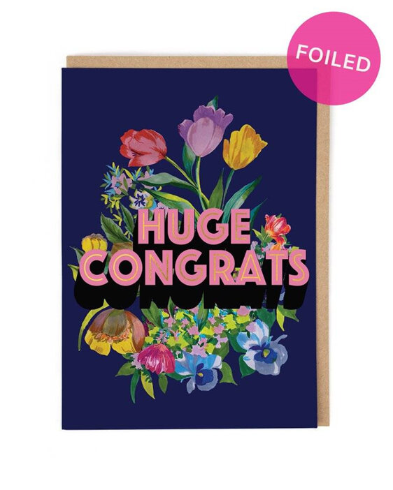 Cath Tate - Huge Congrats Congratulations Card