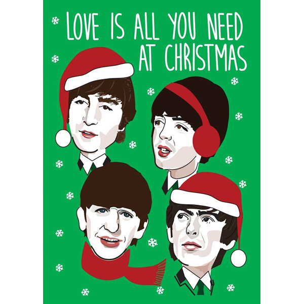 Cath Tate Love Is All You Need Christmas Card