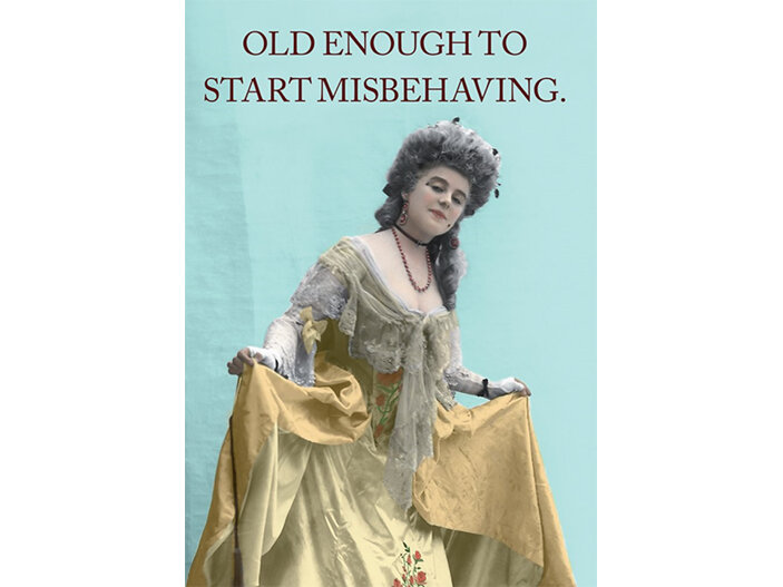 Cath Tate - Old Enough to Start Misbehaving Birthday Card