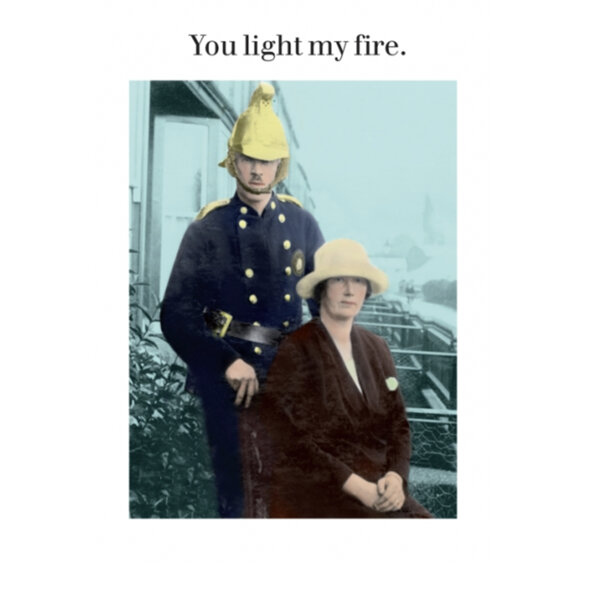 Cath Tate Photocaptions Card You Light My Fire Card