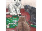Cath Tate - Scrabble For Cats - Humour Card pet lover maiow