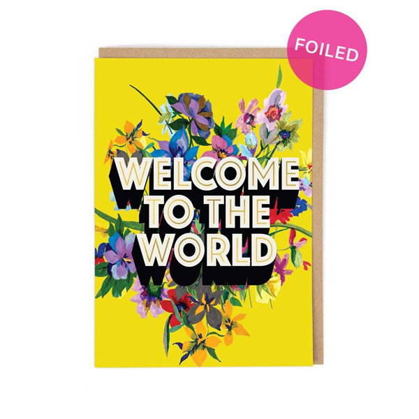 Cath Tate - Welcome To The World Baby Card