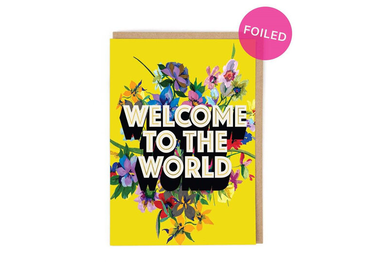 Cath Tate - Welcome To The World Baby Card