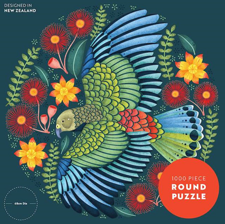 Catherine Marion Art 1000 Piece Round Jigsaw Puzzle - Cheeky Kea