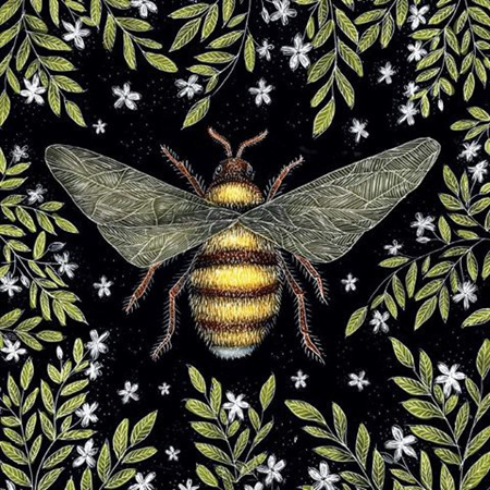 Catherine Rowe Bumble Bee Card