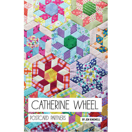 Catherine Wheel Postcard Partner by Jen Kingwell