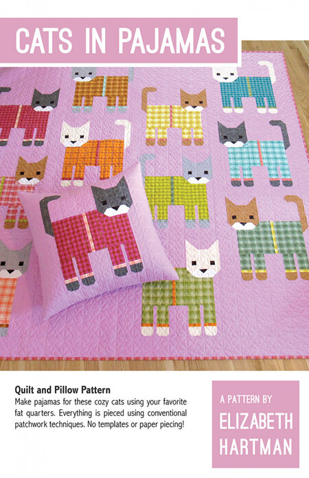 Cats In Pajamas Quilt Pattern from Elizabeth Hartman