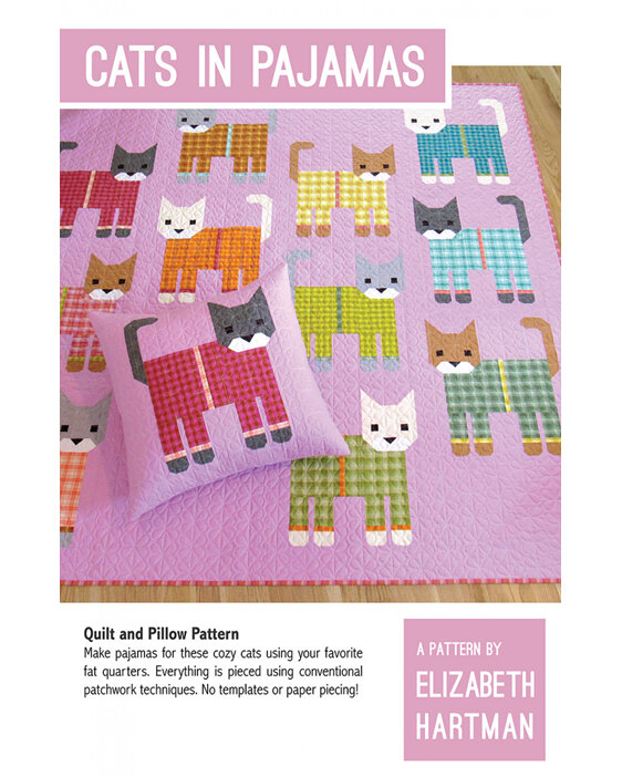 Cats In Pajamas Quilt Pattern from Elizabeth Hartman