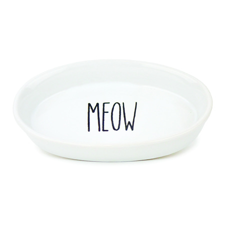 Cattitude Ceramic Dish Meow