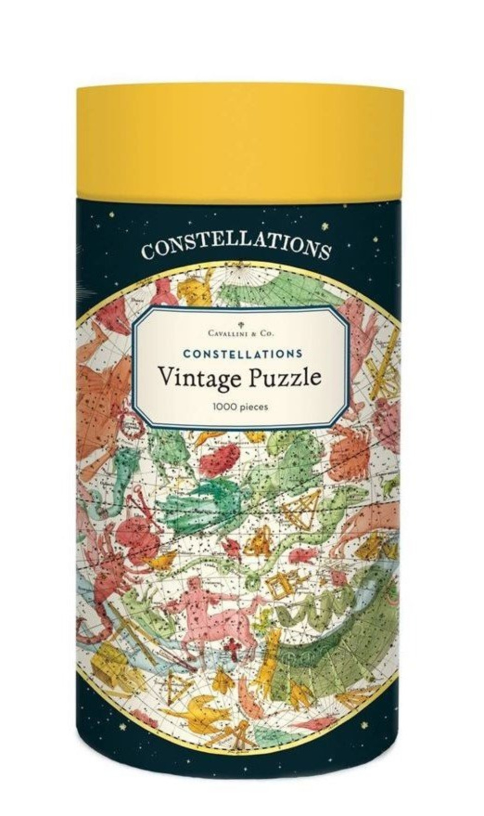 Cavallini & Co 1000 Piece Jigsaw Puzzle: Vintage Poster Constellations ...