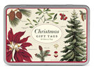 Cavallini & Co. Botanical Christmas Glitter Gift Tags 36 Assorted in Tin