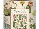 Cavallini & Co. Cacti & Succulents 1000 Piece Vintage Puzzle
