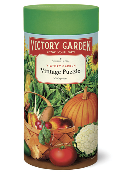 Cavallini & Co. 1000 Piece Puzzle Victory Garden