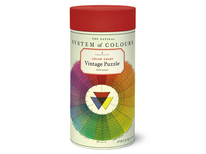 Cavallini & Co. 1000 Piece Vintage Puzzle System of Colours