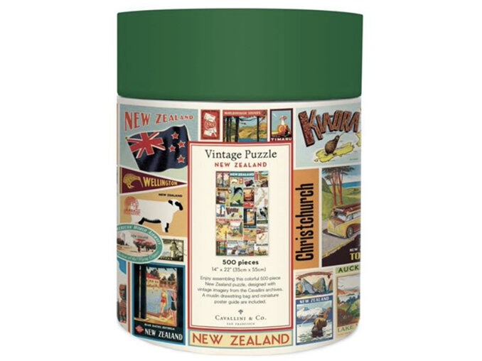 Cavallini & Co. 500 Piece Vintage Puzzle New Zealand