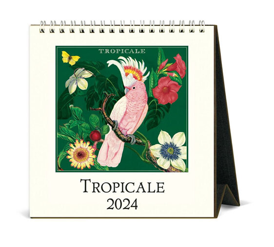 Cavallini & Co Tropicale 2024 Desk Calendar