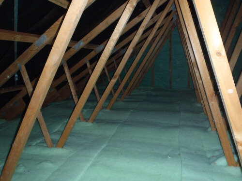 Ceiling Insulation Installed