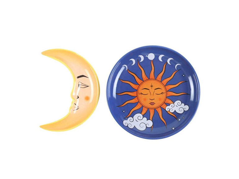 Celestial Sun & Moon Stacking Trinket Dishes
