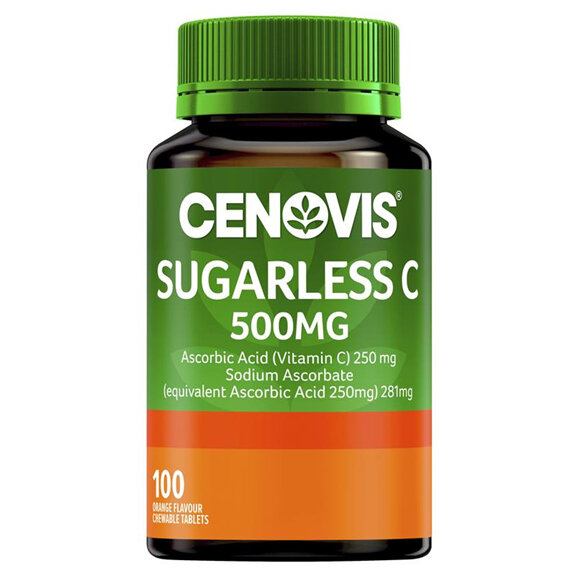 Cenovis Sugarless C 500Mg 100 Tablets