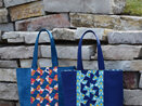 Center Twist Tote Pattern by Twister Sister Designs
