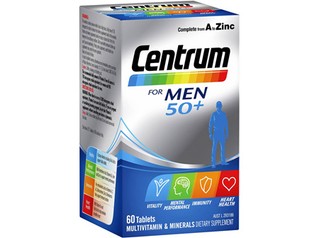 CENTRUM FOR MEN 50+ 60 TAB