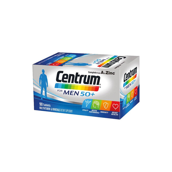 CENTRUM For Men 50+ Multivitamin 90 Tablets