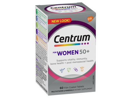 Centrum For Women 50+ 60 Tablets