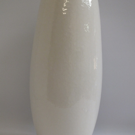 Ceramic Belly vase white C1634
