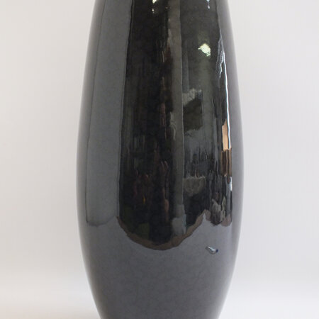Ceramic Black taper vase C3385