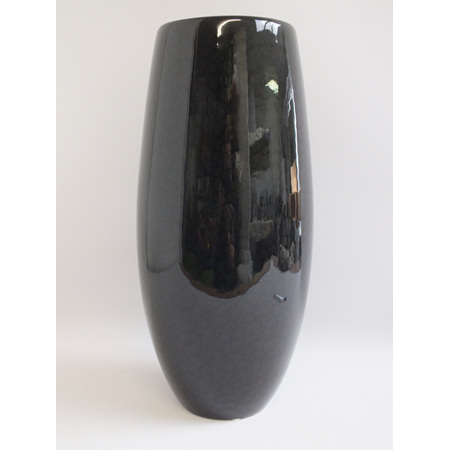 Ceramic Black taper vase C3385
