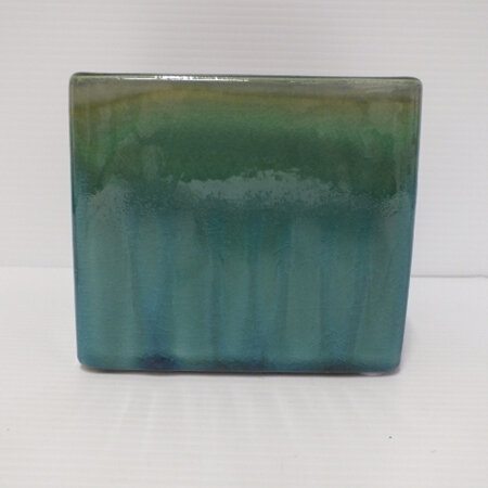 Ceramic Emerald Square container C8279