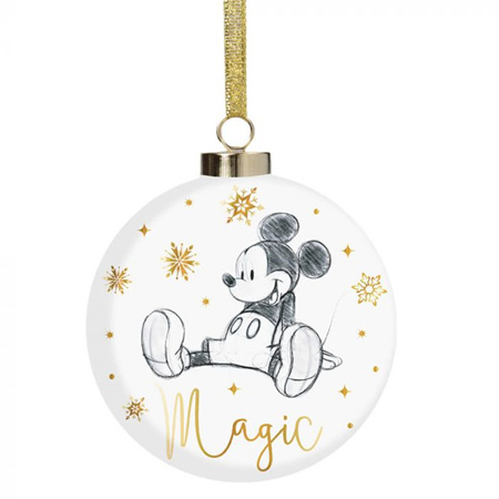 Ceramic Mickey Mouse bauble