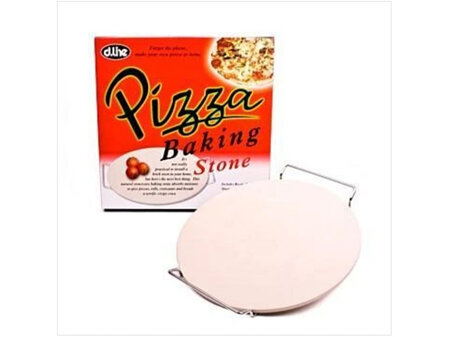 Ceramic Pizza Stone with Rack 33cm