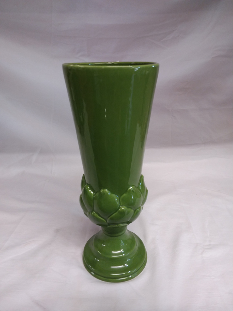 #ceramic#container#avacardo#green#footed