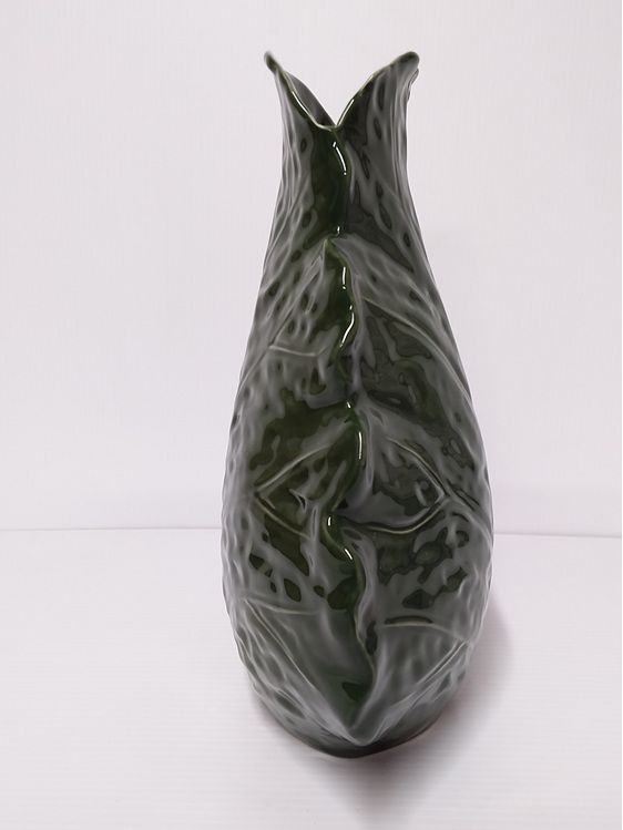 #ceramic#vase#green#cabbageleaf#leaf