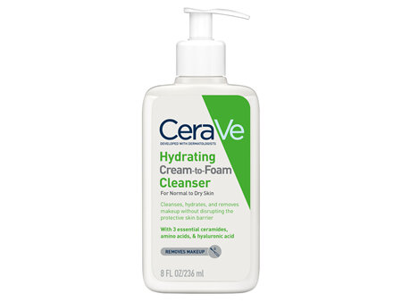 CeraVe Hydrating Cream-to-Foam Cleanser 236ml