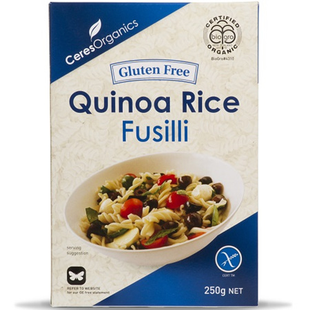 Ceres Organics Fusilli Quinoa Rice - 3 Sizes