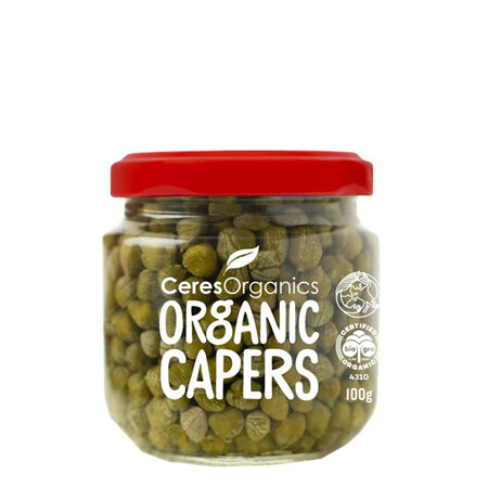 Ceres Organics Mediterranean Capers - 100g