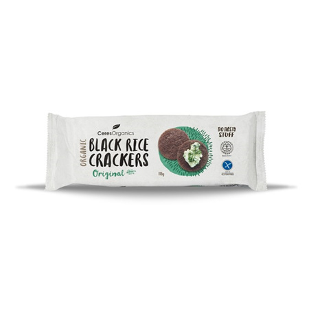 Ceres Organics Organic Black Rice Crackers 115g