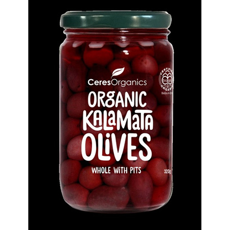 Ceres Organics Organic Olives Kalamata Whole 320g