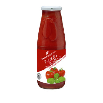 Ceres Organics Organic Tomato Passata With Basil 680g