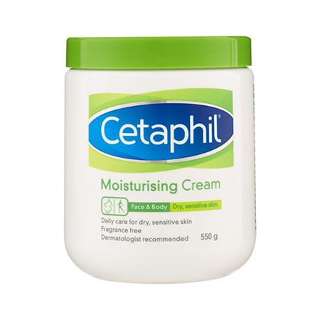 Cetaphil Moisturising Cream - 100g (550g in photo)