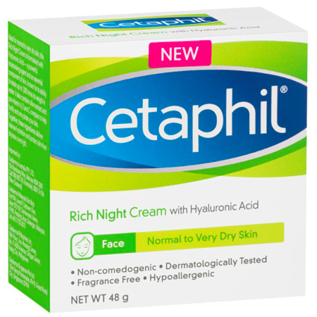 CETAPHIL RICH HYDRATING NIGHT CREAM 48G