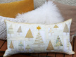 Champagne Christmas Cushion Pattern by Louise Papas