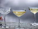 Champagne Saucer Cut Glass - Coupe 270ml  Coupe