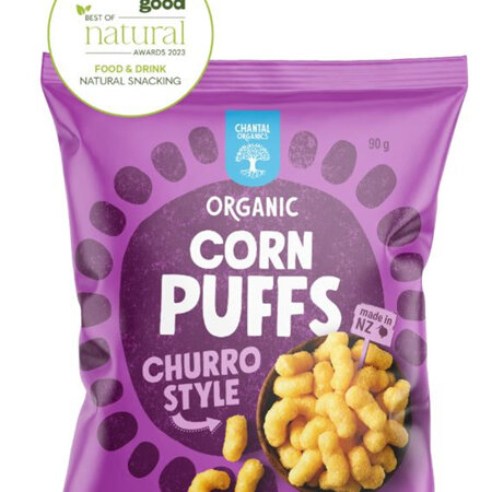 Chantal Organic Corn Puffs 90g