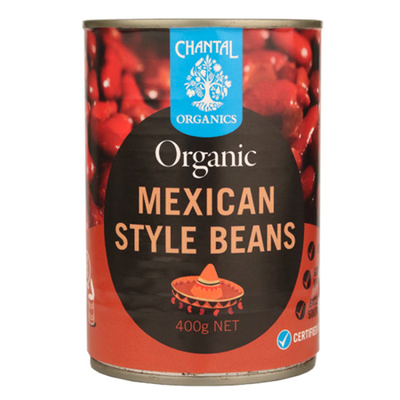 Chantal Organics Mexican Style Beans 400g