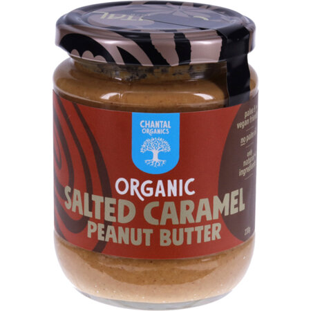 Chantal Organics Peanut Butter Salted Caramel 230g
