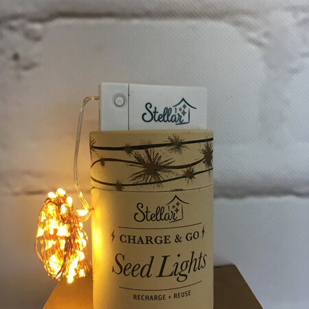 Charge & Go Seed Lights - 3m - Copper Wire