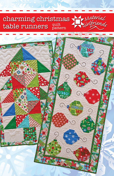 Charming Christmas Table Runners from Material Girlfriends